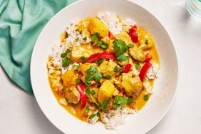 Mango Chicken Curry with Coconut Rice