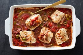 This recipe for Baked Cod With Tomatoes, Olives and Capers is a dish even seafood skeptics will love.