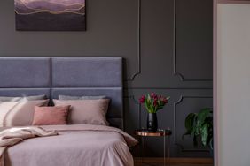 Dark Paint Colors - Gray Bedroom