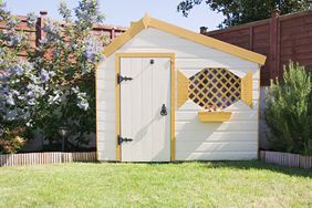 shed in yard