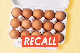 egg carton with recall logo