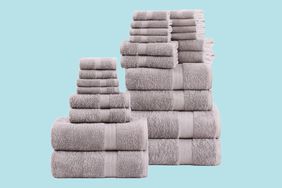 towels stacked cotton