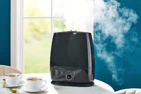 humidifier in use on table in dining room