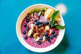 Acai bowl with various fruits and berries